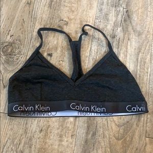 Calvin Klein bra in grey